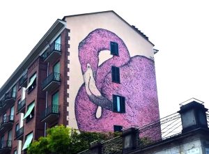 Murales a Torino street art navigli murales animali fiori orsi natura street art graffiti art torinese