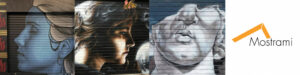 Murales su saracinesca a Milano