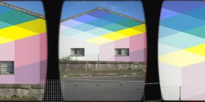 Street art Pisa deposito Polizia