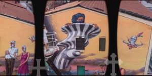 Street art pisa crociate
