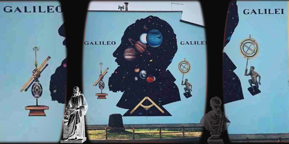 street art Pisa Galileo Galieli Ozmo