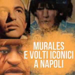 murales personaggi famosi in Italia opera di street art dedicata a Maradona, San Gennaro, George Floyd a Napoli