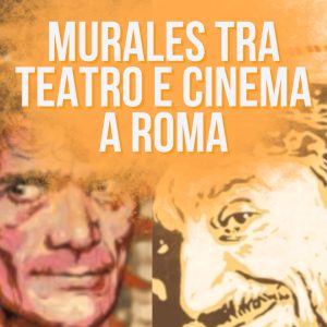 murales personaggi famosi in Italia opera di street art dedicato a Gigi Proeitti e celebrità a Roma