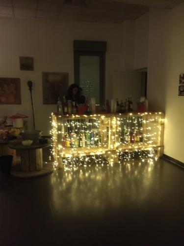 zona corsi allestita serale